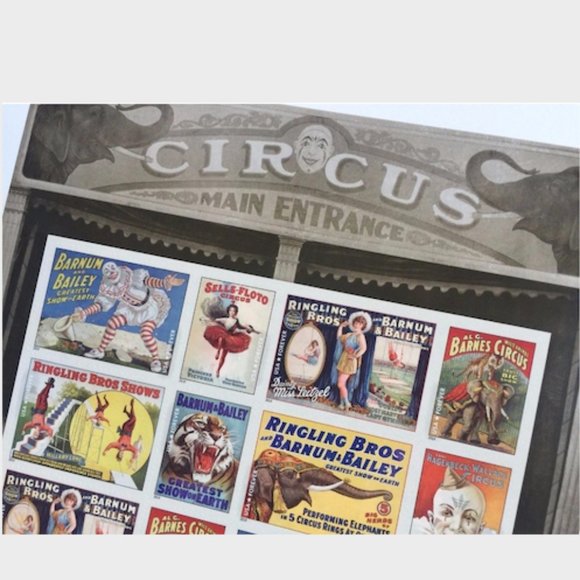 Vintage Circus Posters Forever Stamps - Picture 2 of 2